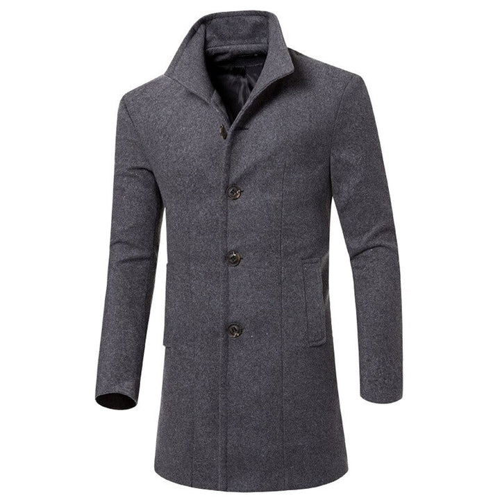 Floris | Men's Coat Business Jacket Mid Length Warm Winter 3
