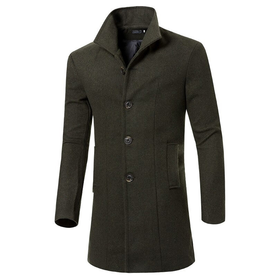 Floris | Men's Coat Business Jacket Mid Length Warm Winter 4
