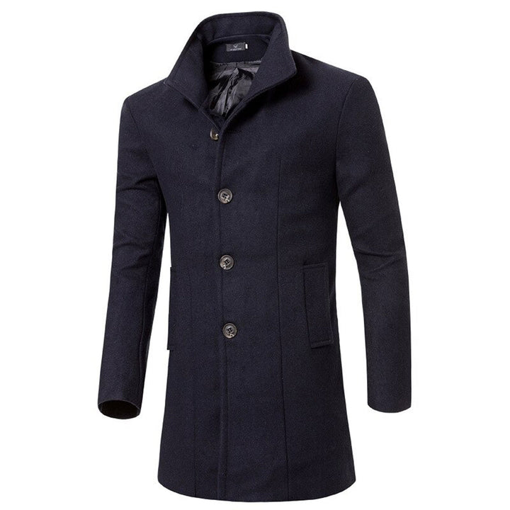 Floris | Men's Coat Business Jacket Mid Length Warm Winter 5