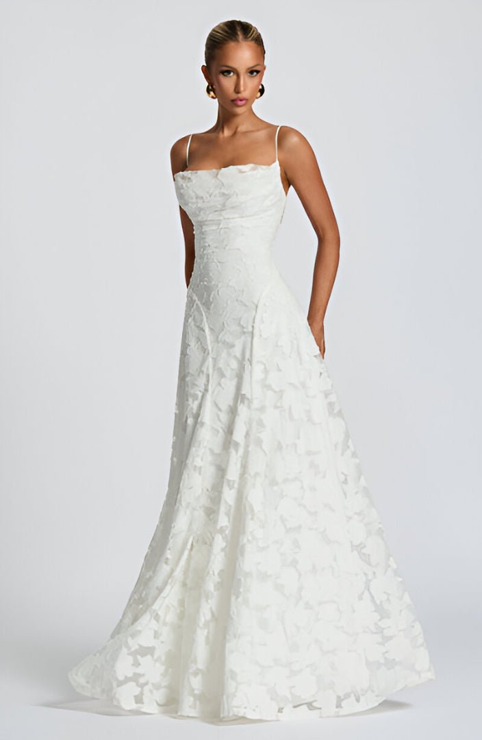 Francisa™ | Lace Corset Maxi Dress
