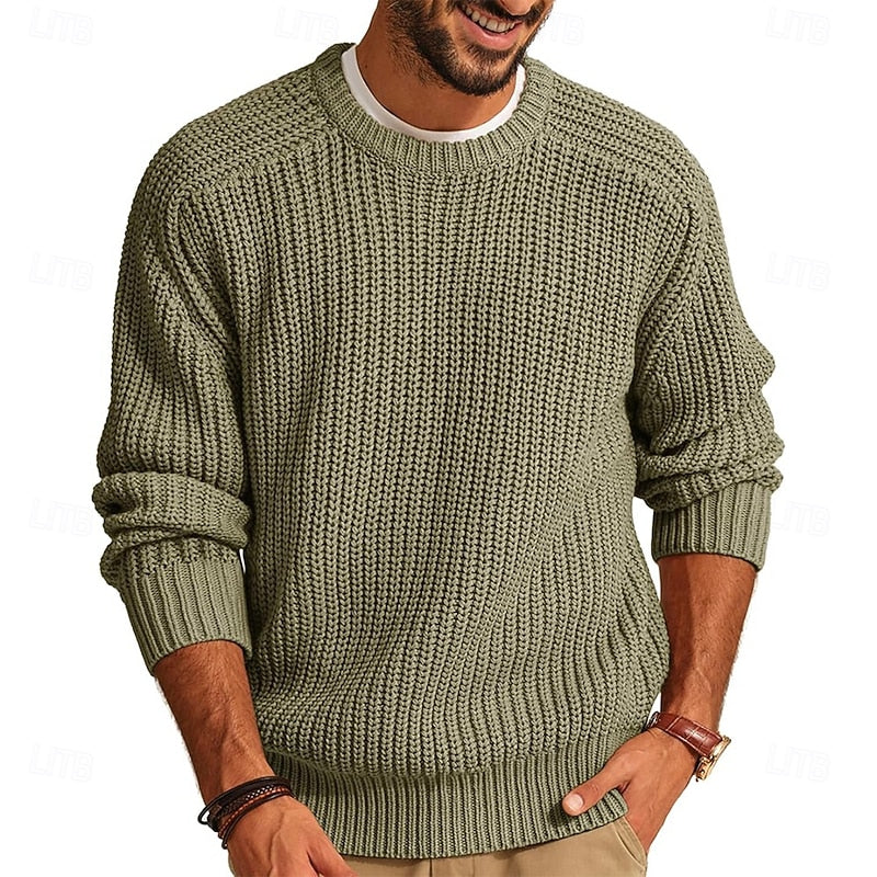 Franklin - Ribbed Round Neck Sweater 4