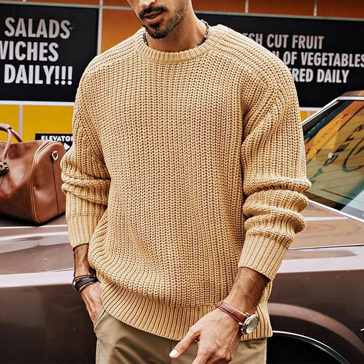 Franklin - Ribbed Round Neck Sweater 6