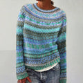 Freya - Icelandic Fair Isle Knit Sweater