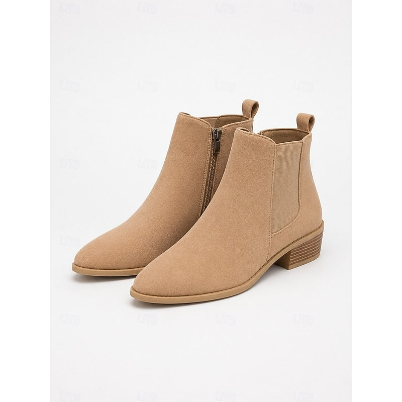 Froukje | Women's Suede Chelsea Ankle Boots 1