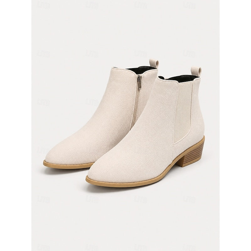 Froukje | Women's Suede Chelsea Ankle Boots 5