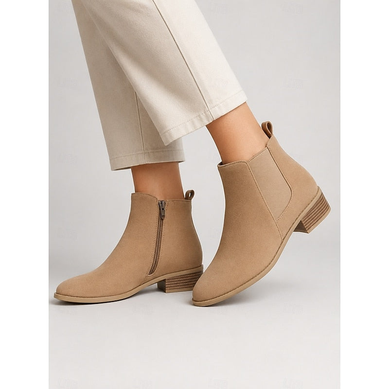 Froukje | Women's Suede Chelsea Ankle Boots 6