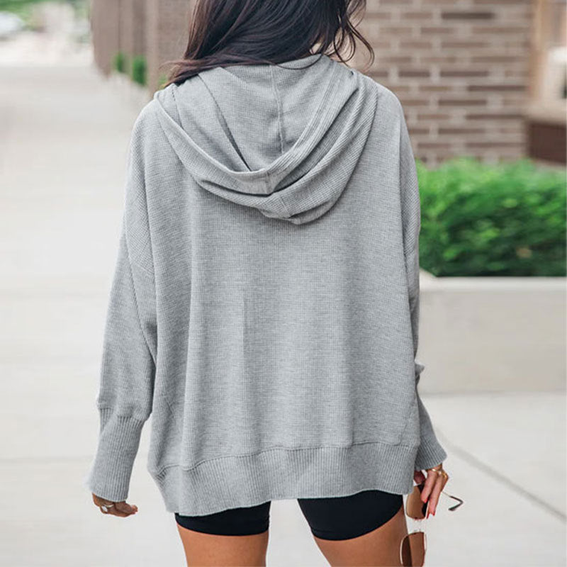 Geertje | Women's Hooded Cardigan Button Knit Oversized Sweater 4