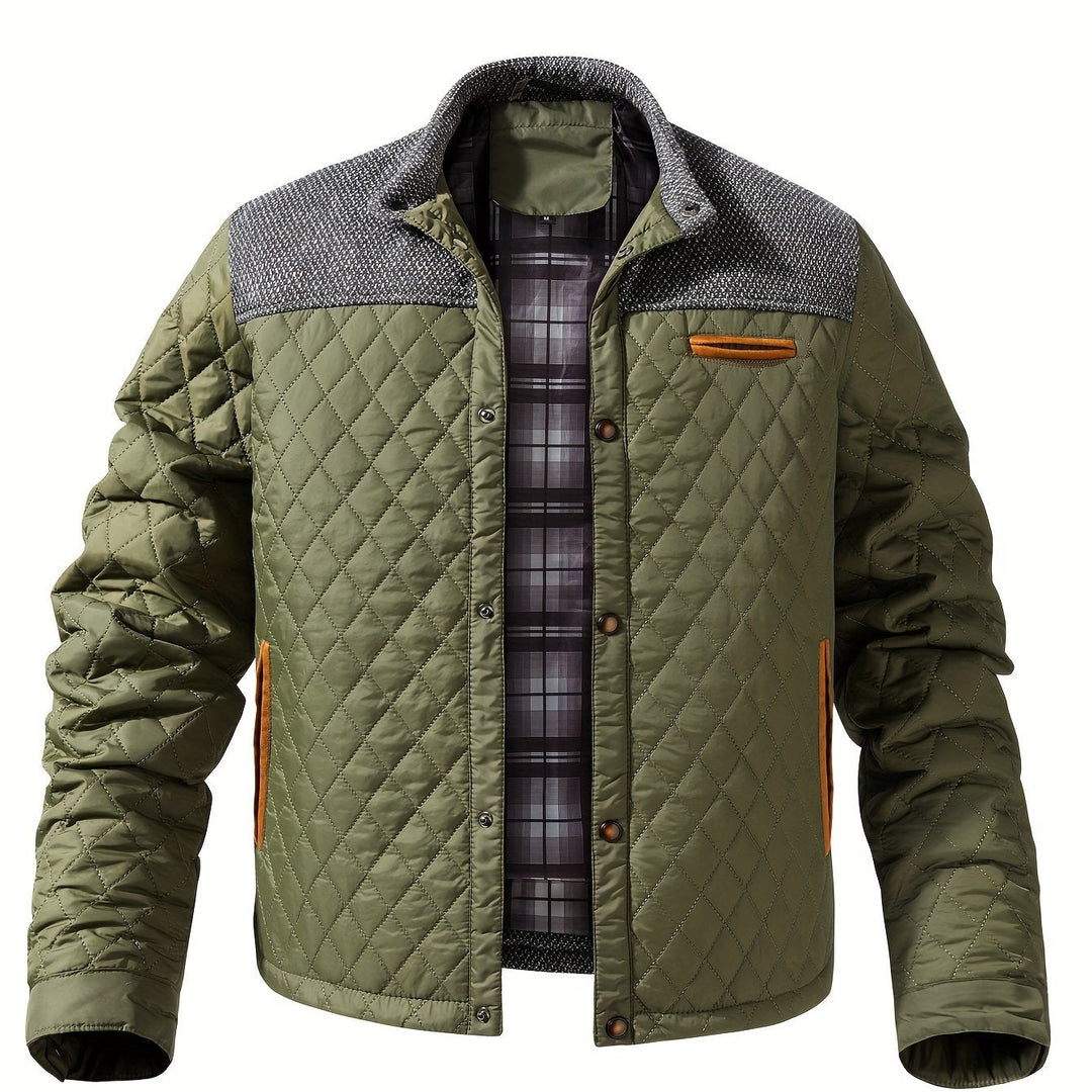 Gideon | Men's Puffer Jacket Stand Collar Winter Insulated 1