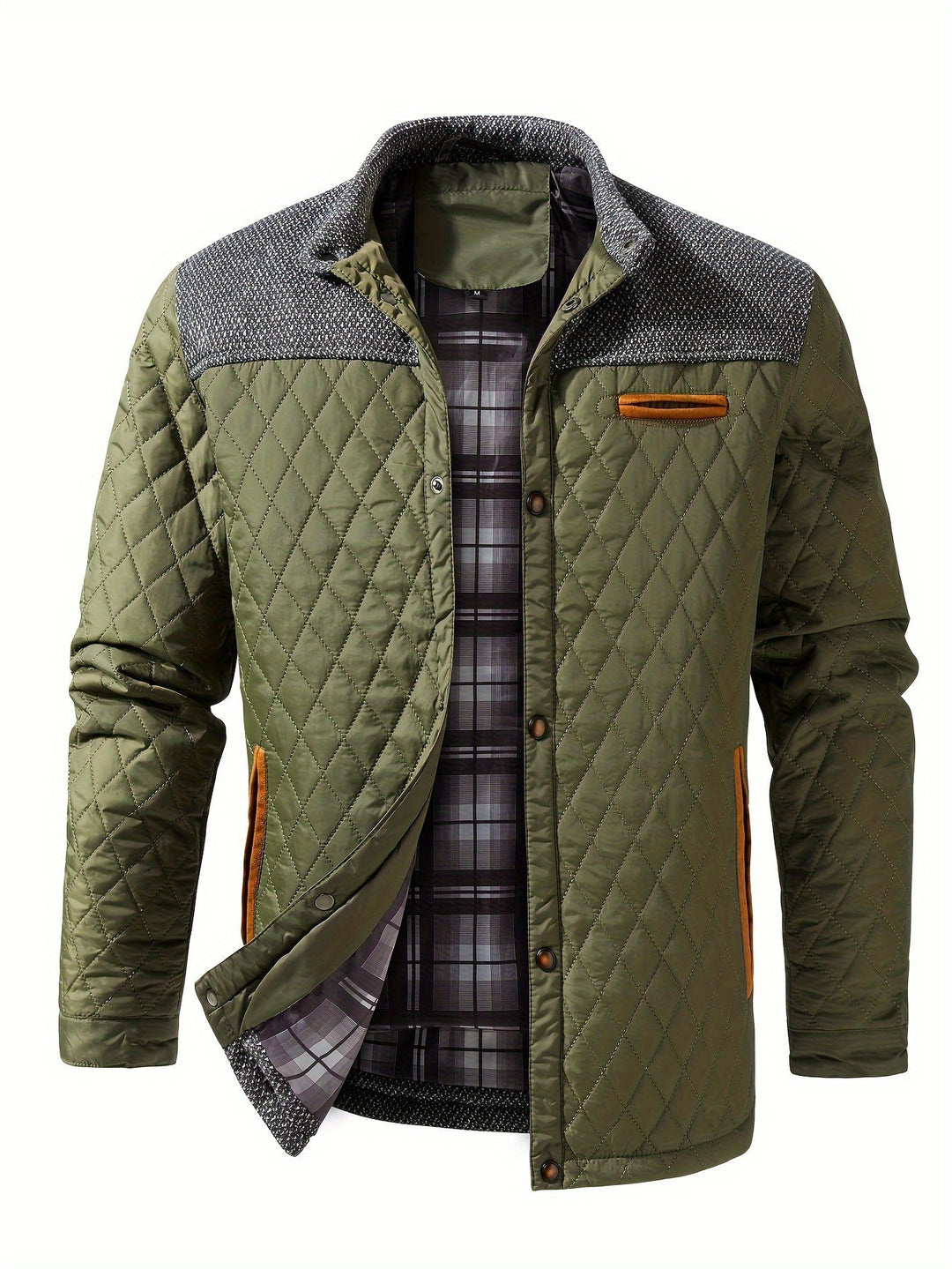 Gideon | Men's Puffer Jacket Stand Collar Winter Insulated 6