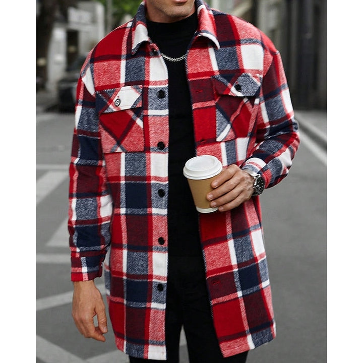 Gijsbert | Men's Plaid Flannel Shirt Jacket Shacket 2