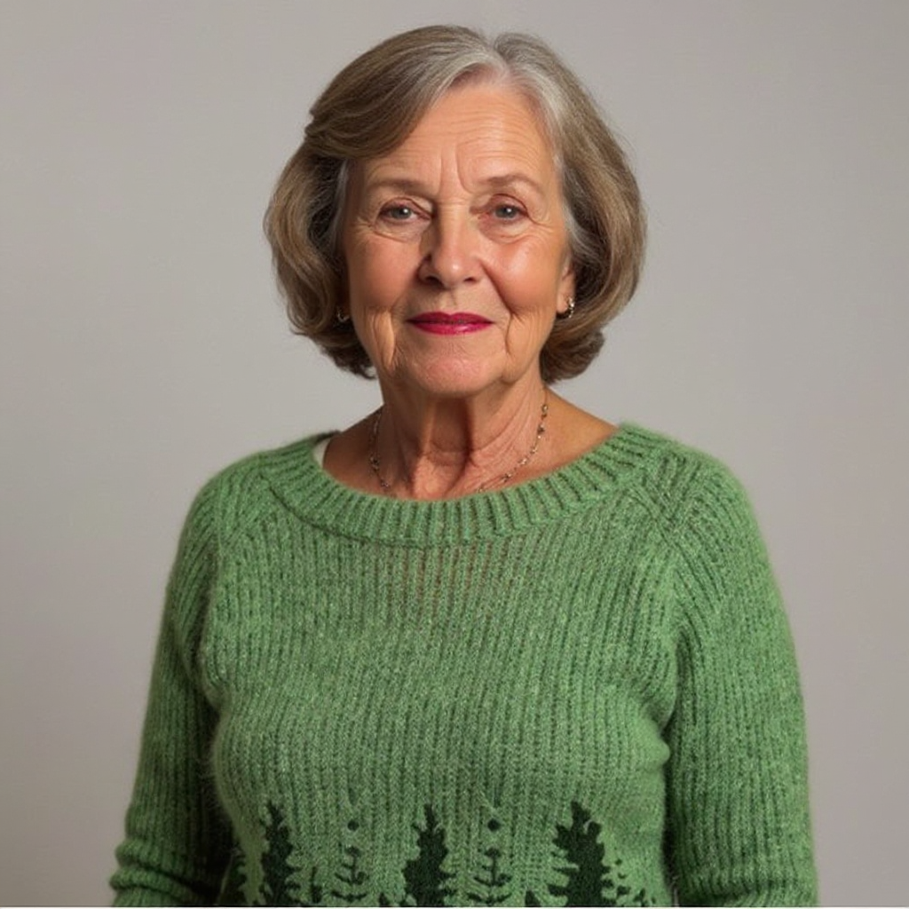 Greta - Nordic Forest Knit Sweater 4