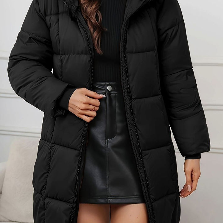 Hanna | Women's Long Puffer Coat Quilted Hooded Warm Winter 2
