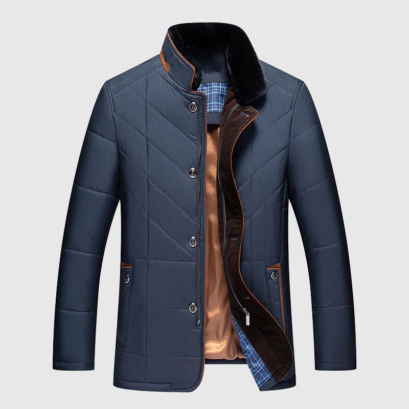 Harm | Men's Puffer Jacket Quilted Winter Warm Insulated 1
