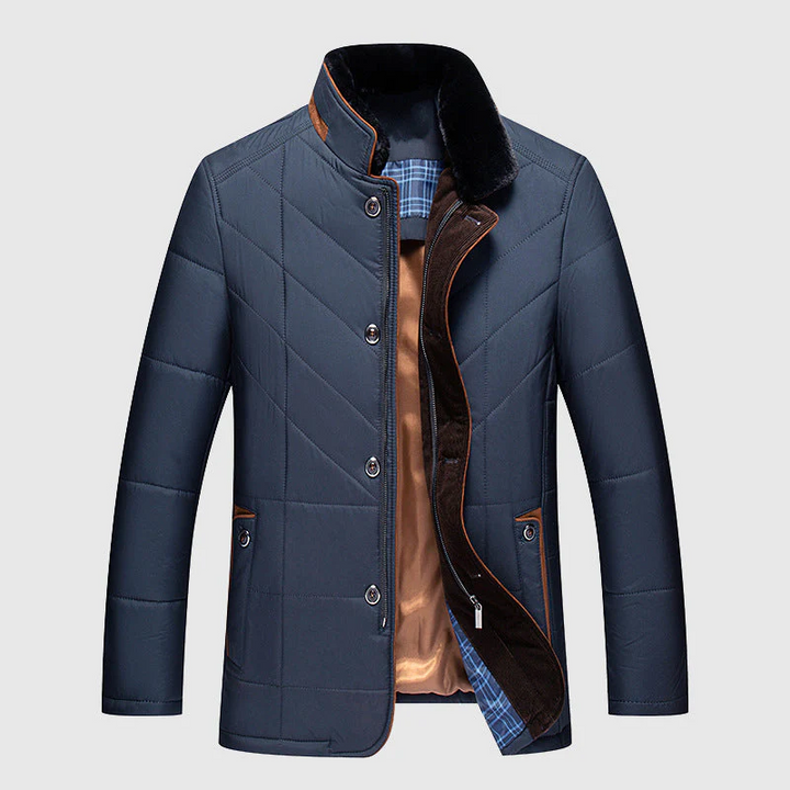 Harm | Men's Puffer Jacket Quilted Winter Warm Insulated 1