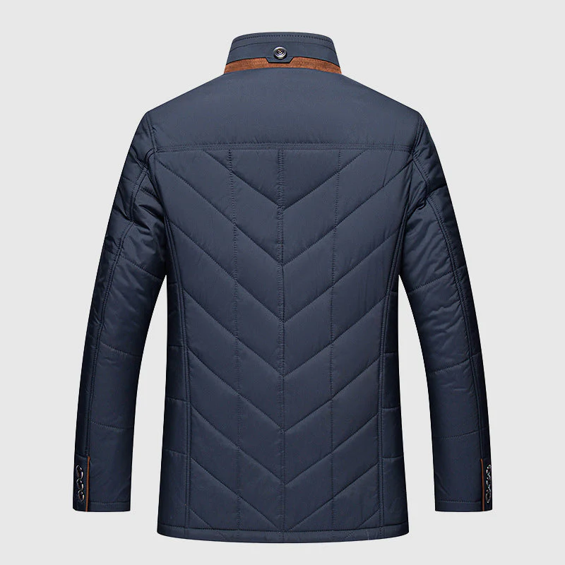 Harm | Men's Puffer Jacket Quilted Winter Warm Insulated 6