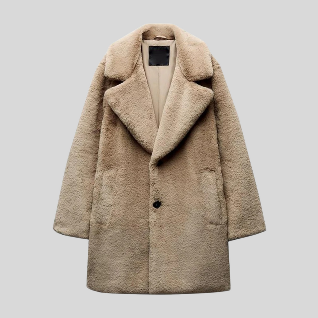 Harriet | Women's Teddy Coat Wool Winter Double Breasted 1
