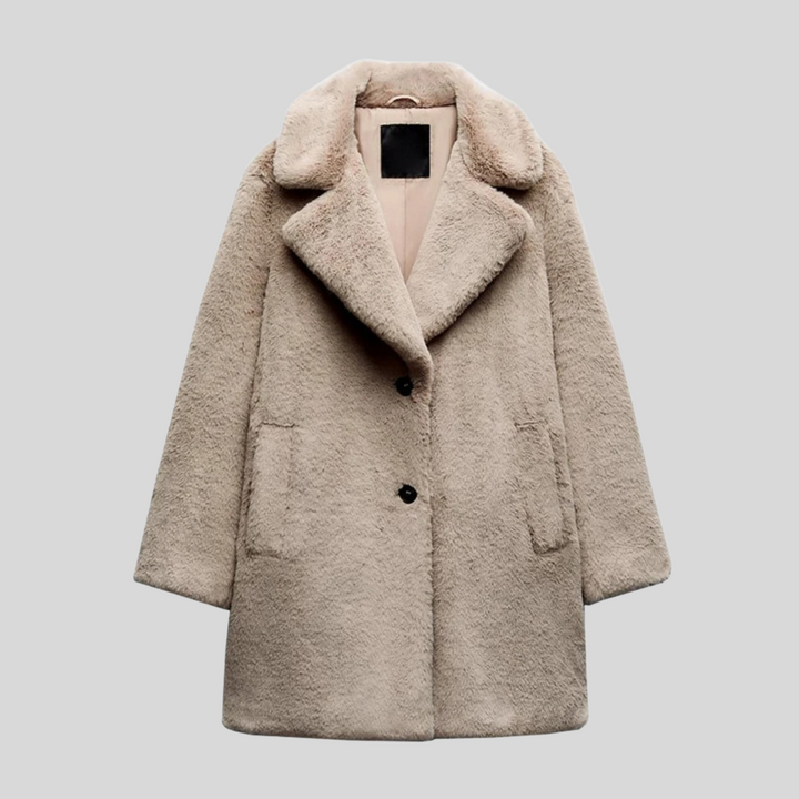 Harriet | Women's Teddy Coat Wool Winter Double Breasted 2