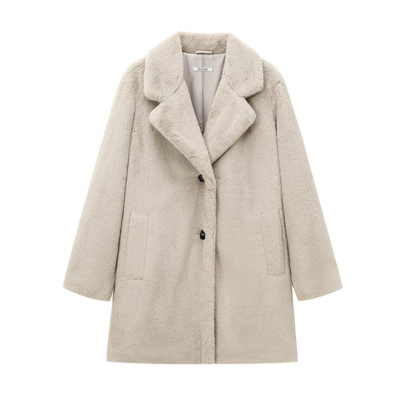 Harriet | Women's Teddy Coat Wool Winter Double Breasted 3