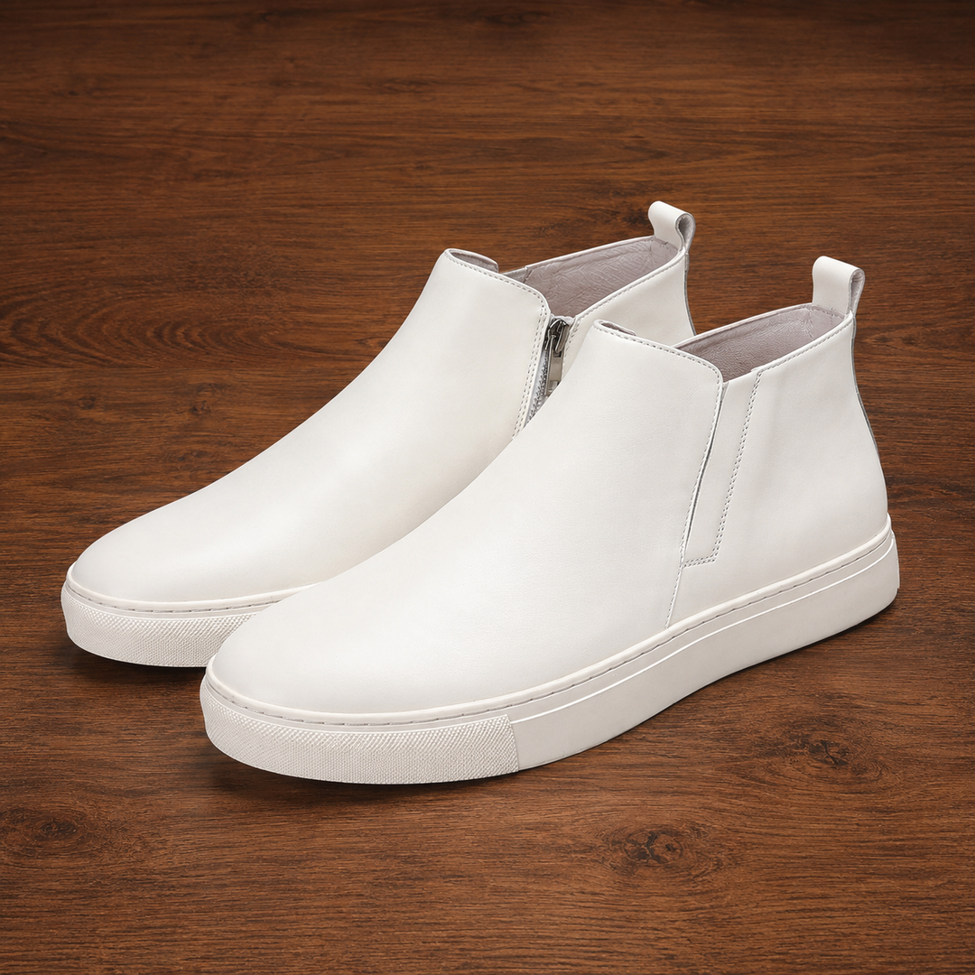 Hayes | Men's Slip On Boots Chelsea Leather High Top Casual 1