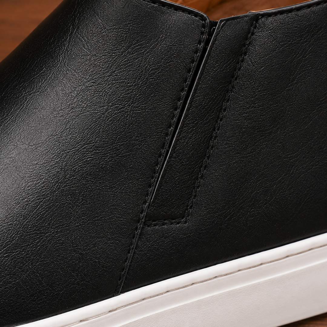 Hayes | Men's Slip On Boots Chelsea Leather High Top Casual 5