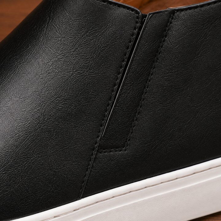 Hayes | Men's Slip On Boots Chelsea Leather High Top Casual 5