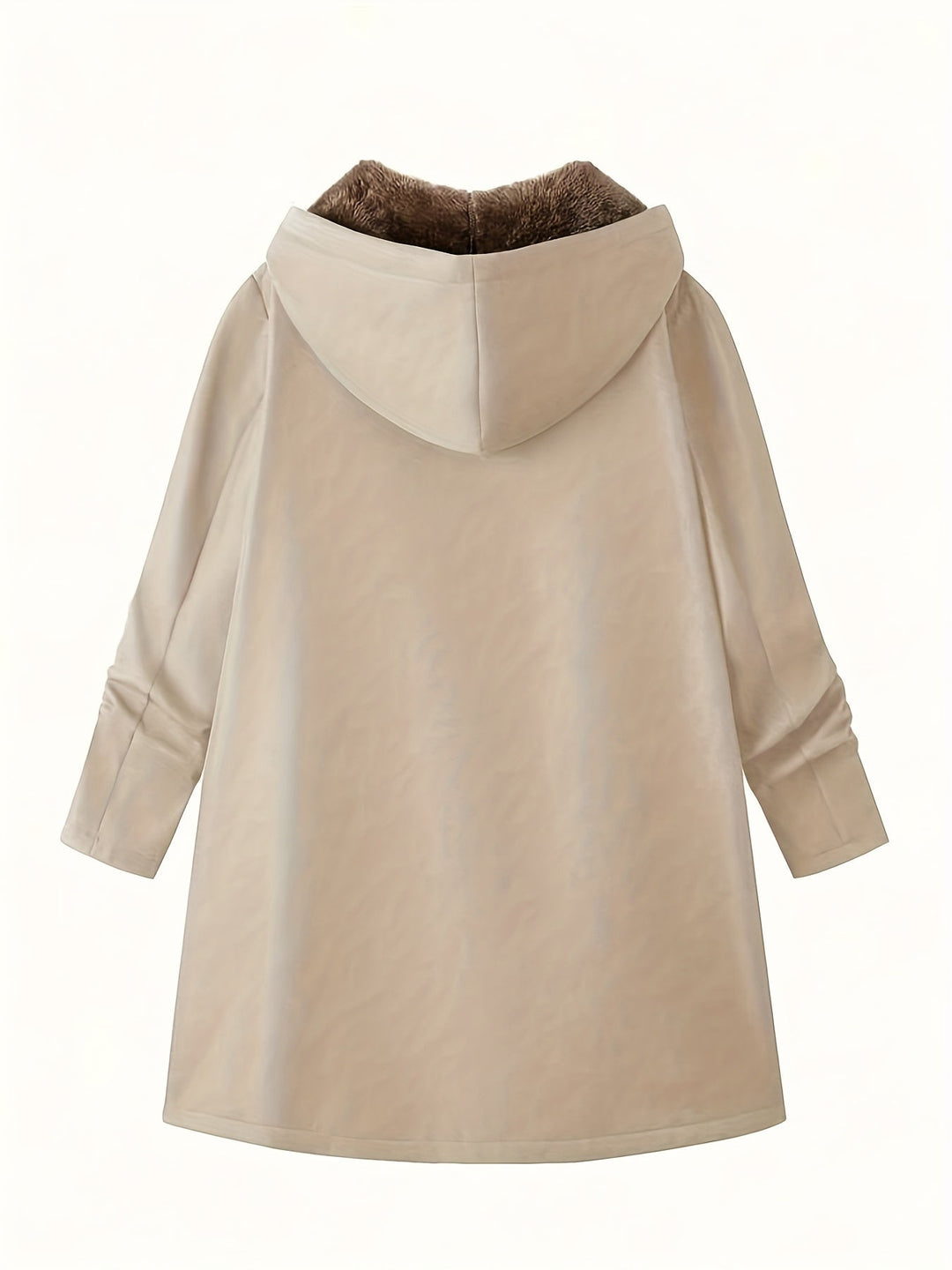 Hendrikje | Women's Long Fleece Lined Hooded Coat 6