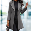 Hilde - Long Lapel Swing Coat