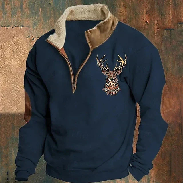 Hunter - Sherpa Collar Quarter-Zip Pullover 3