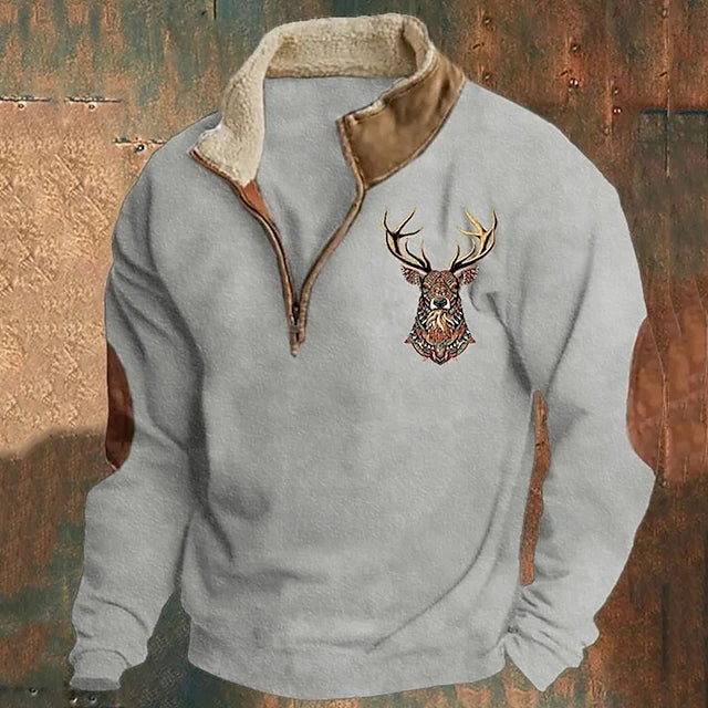 Hunter - Sherpa Collar Quarter-Zip Pullover 4