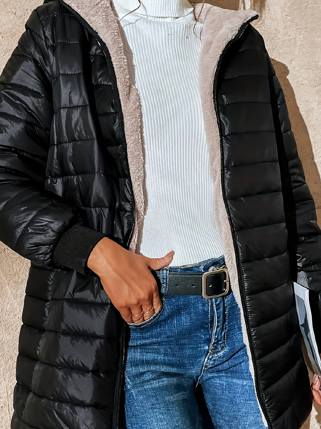 Ilse - Fleece-Lined Quilted Coat 2
