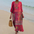 Lucy |  Floral Linen Dress