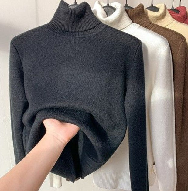 Ineke | Women's Turtleneck Sweater Knit Pullover Mock Neck 4