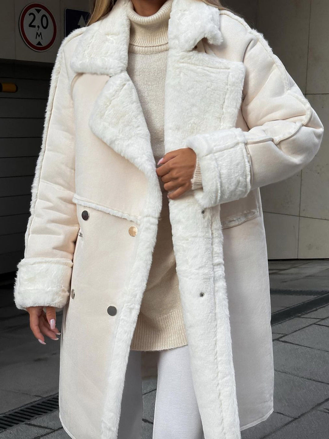 Iris | Women's Long Fleece Coat Winter Warm 3