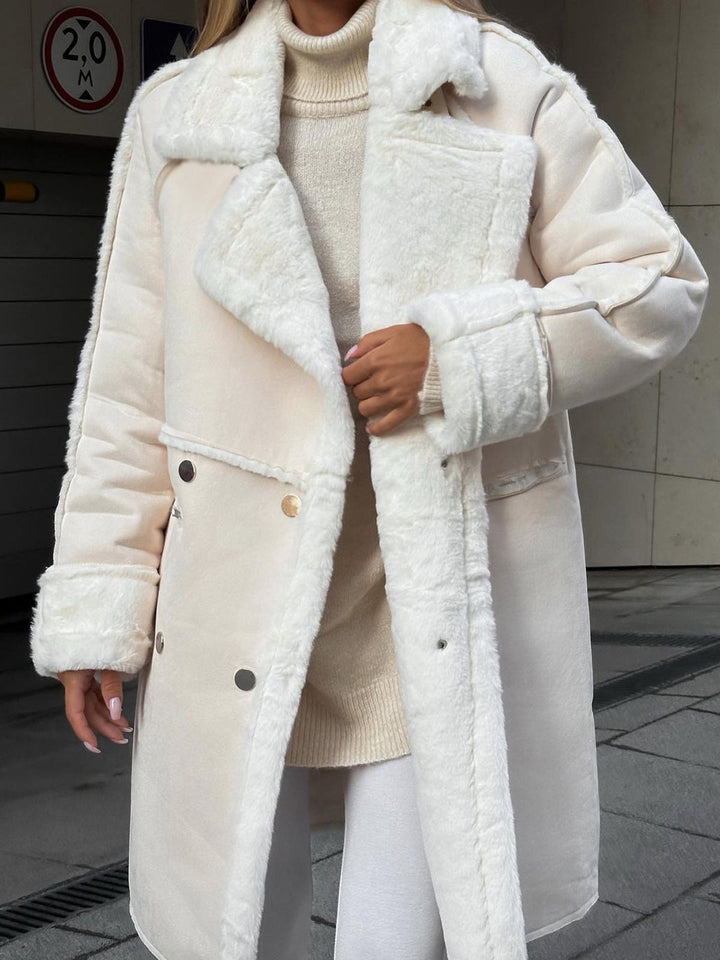 Iris | Women's Long Fleece Coat Winter Warm 3