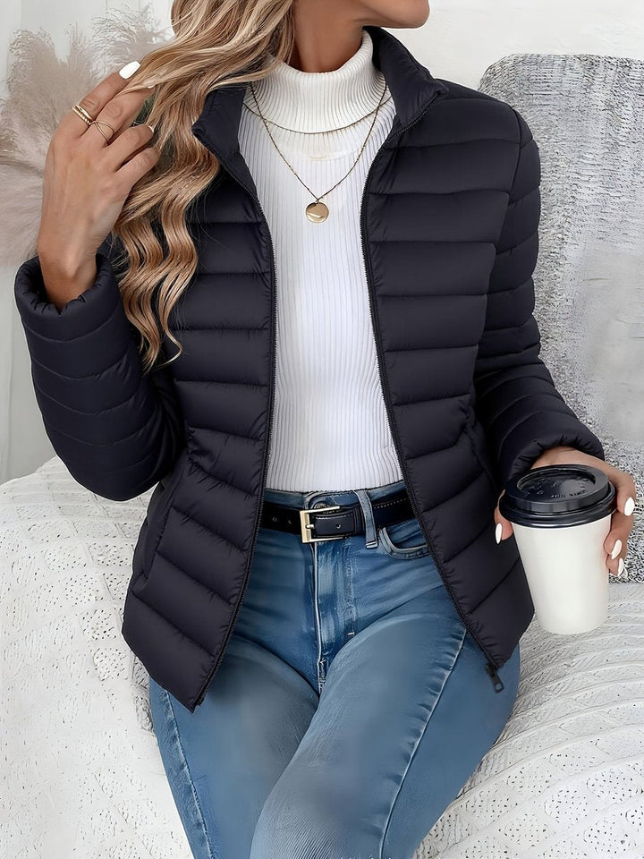 Isaure | Women's Short Quilted Puffer Coat 11