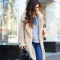 Isla | Women's Long Teddy Coat Sherpa Winter Oversized