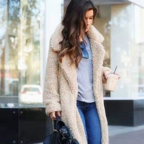 Isla | Women's Long Teddy Coat Sherpa Winter Oversized 1