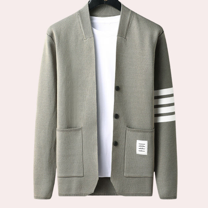 Ivar | Men's Cardigan Jacket Knit Sweater Button Up 1