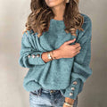 Jacoba | Women's Oversized Sweater Knit Pullover Long Sleeve