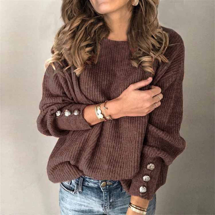 Jacoba | Women's Oversized Sweater Knit Pullover Long Sleeve 3
