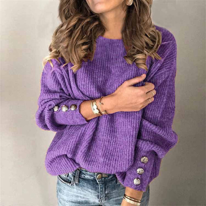 Jacoba | Women's Oversized Sweater Knit Pullover Long Sleeve 6