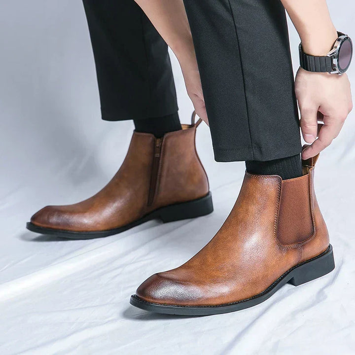 Jarrett - Pointed Toe Chelsea Boots 8