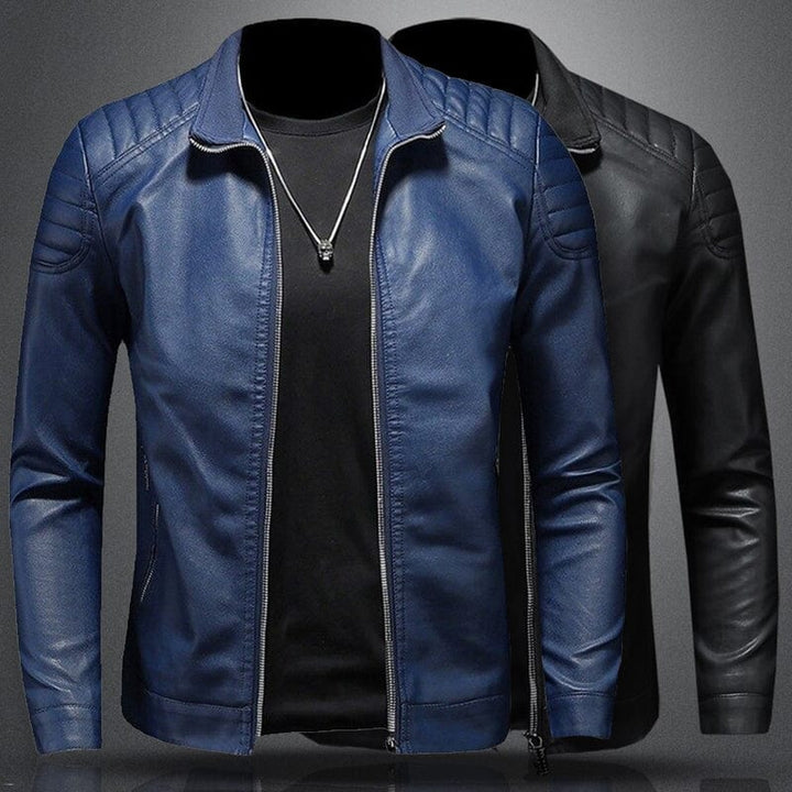 Jasper - Quilted Biker Leather Jacket 5