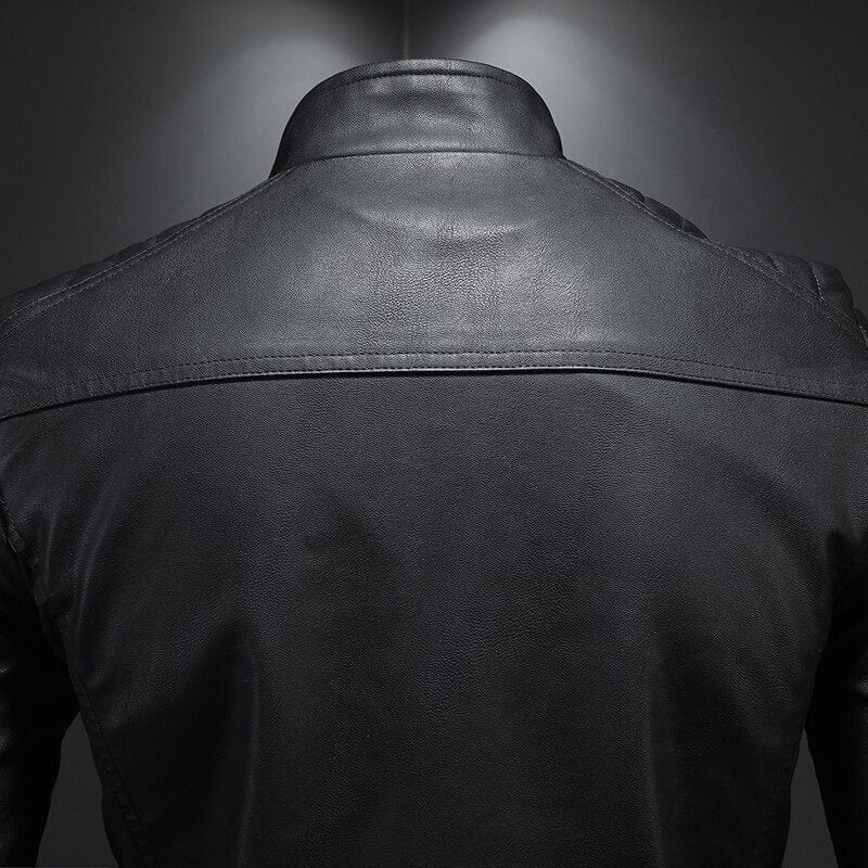 Jasper - Quilted Biker Leather Jacket 7