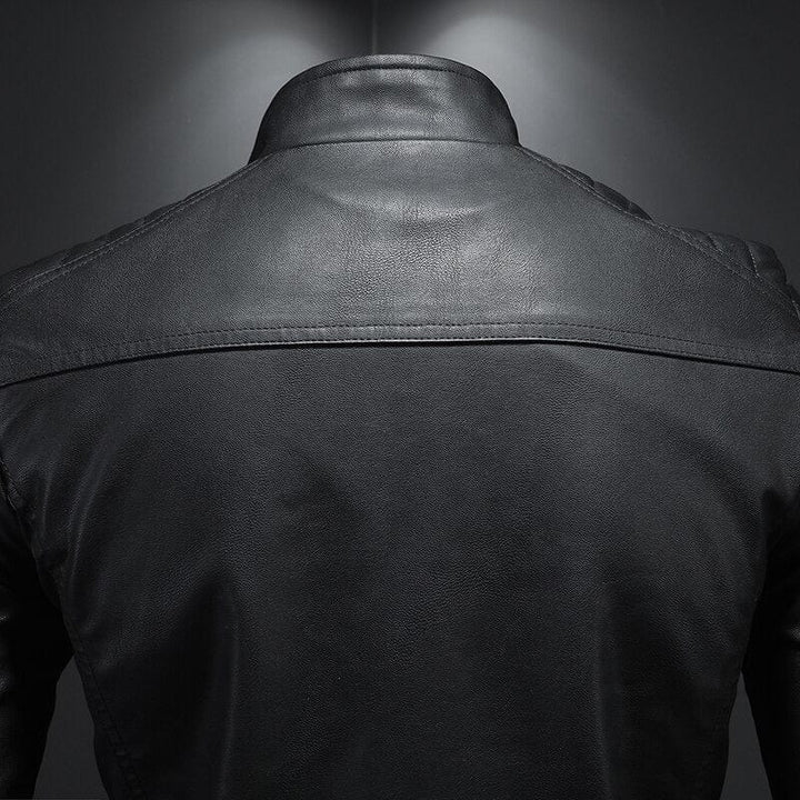 Jasper - Quilted Biker Leather Jacket 7