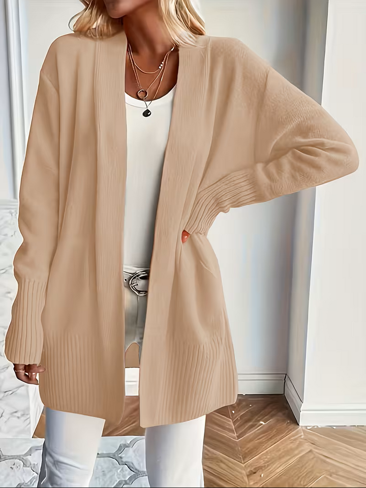Jeltje | Women's Lightweight Open Front Pocket Cardigan Sweater 2