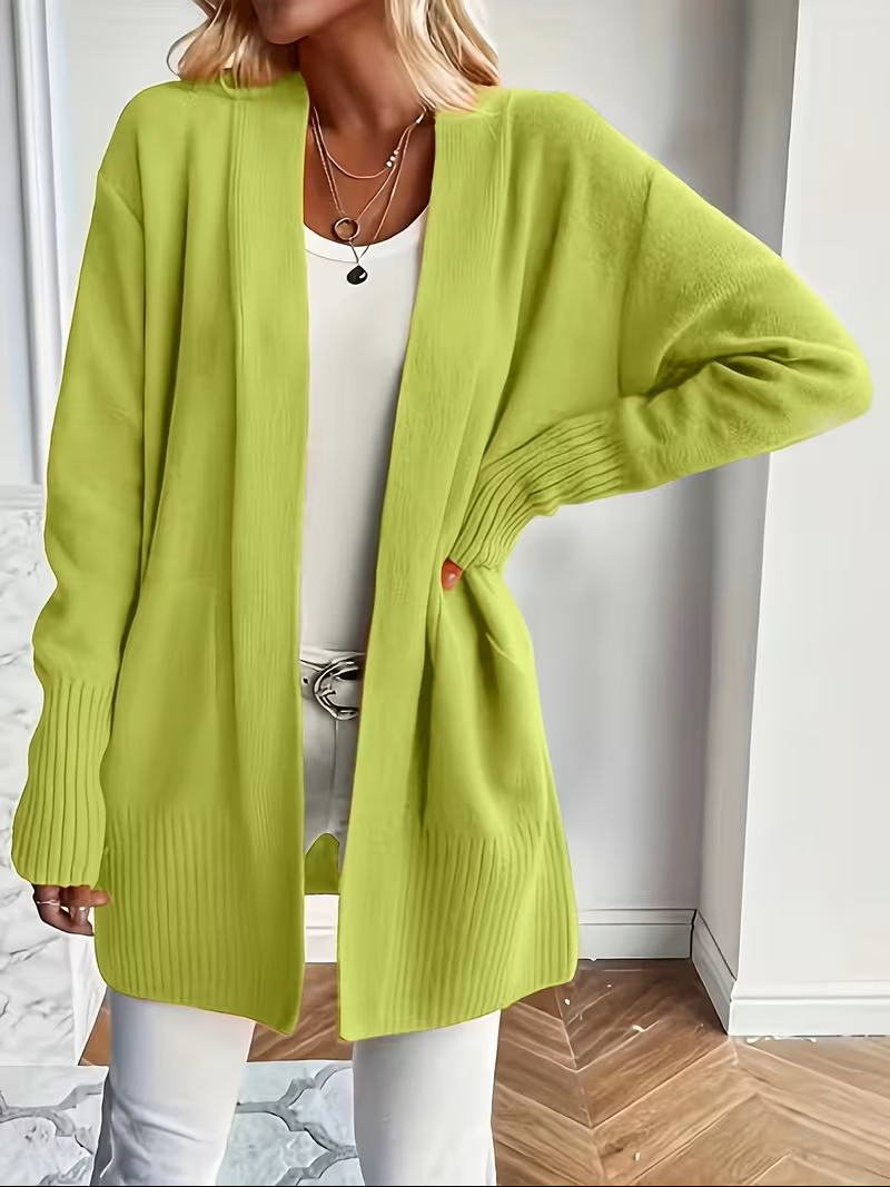 Jeltje | Women's Lightweight Open Front Pocket Cardigan Sweater 6