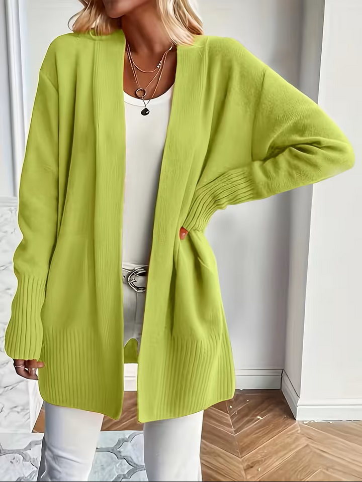 Jeltje | Women's Lightweight Open Front Pocket Cardigan Sweater 6