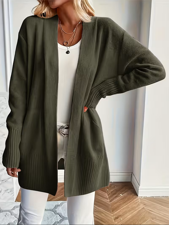 Jeltje | Women's Lightweight Open Front Pocket Cardigan Sweater 7