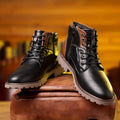 Jesse | Men's Lace Up Side Zip Casual Boots